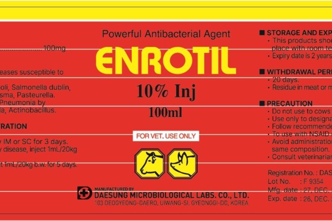 Enrotil 10% Inj